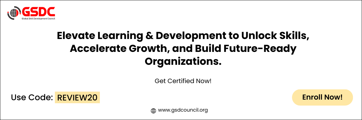 Learning and development certification 