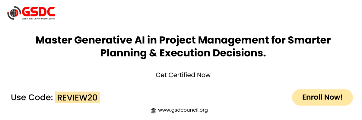 Certification In Generative AI In Project Management