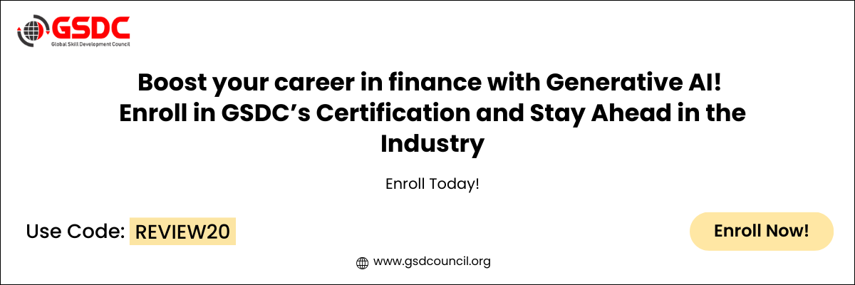 Certification In Generative AI In Finance And Banking